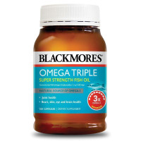 Blackmores Omega Triple Concentrated Odourless Fish Oil 150 Capsulels